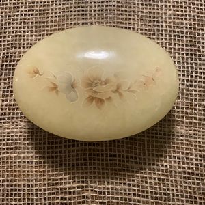 Vintage Alabaster Keepsake Box
